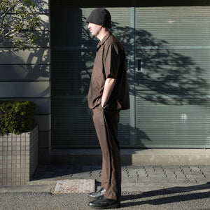GREYカラー追加入荷】T/W/R TROPICAL S/S OPEN COLLAR SHIRTS – MANUAL