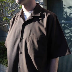 GREYカラー追加入荷】T/W/R TROPICAL S/S OPEN COLLAR SHIRTS – MANUAL