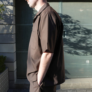 GREYカラー追加入荷】T/W/R TROPICAL S/S OPEN COLLAR SHIRTS – MANUAL