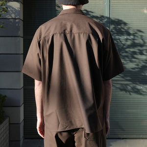 GREYカラー追加入荷】T/W/R TROPICAL S/S OPEN COLLAR SHIRTS – MANUAL