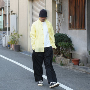 LINEN CANVAS LOOSE FIT B/C SHIRTS – MANUAL ALPHABET ONLINE STORE