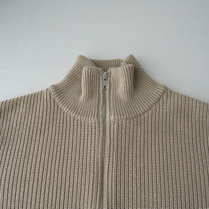 ALL TIME RIB ZIP KNIT 25AW