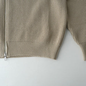 ALL TIME RIB ZIP KNIT 25AW