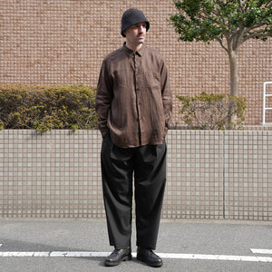 GREYカラー追加入荷】T/W/R TROPICAL TUCK WIDE PANTS – MANUAL