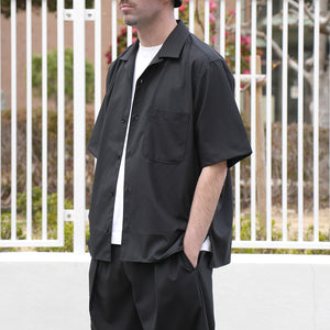 GREYカラー追加入荷】T/W/R TROPICAL S/S OPEN COLLAR SHIRTS – MANUAL