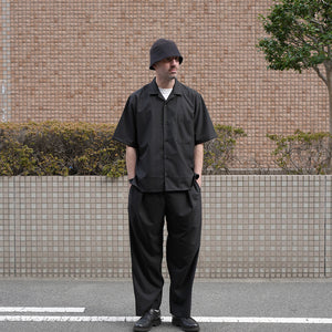GREYカラー追加入荷】T/W/R TROPICAL S/S OPEN COLLAR SHIRTS – MANUAL
