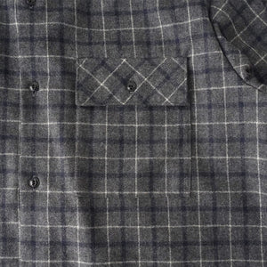 WOOL LOOSE FIT R/C SHT
