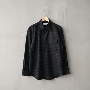 WOOL LOOSE FIT R/C SHT