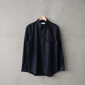 WOOL LOOSE FIT R/C SHT