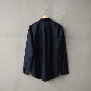 WOOL LOOSE FIT R/C SHT