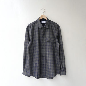 WOOL LOOSE FIT R/C SHT