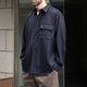 WOOL LOOSE FIT R/C SHT