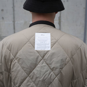 【再入荷】NANGA×MANUAL ALPHABET  FTQ REVERSE DOWN COAT