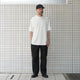 12oz BLACK DENIM EASY WIDE PANTS