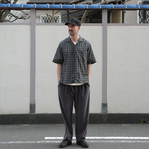 C/S LAWN S/S OPEN COLLAR SHIRTS – MANUAL ALPHABET ONLINE STORE