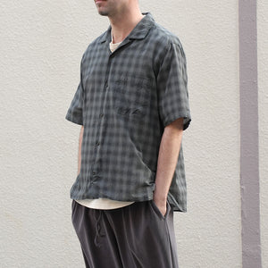 C/S LAWN S/S OPEN COLLAR SHIRTS – MANUAL ALPHABET ONLINE STORE