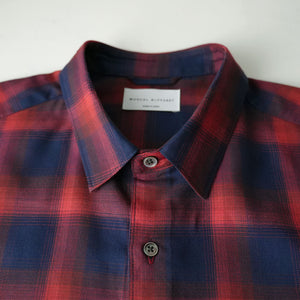 C/R OMBRE CHECK OVER SHIRTS