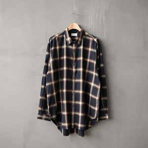 C/R OMBRE CHECK OVER SHIRTS