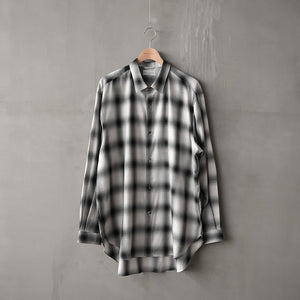C/R OMBRE CHECK OVER SHIRTS