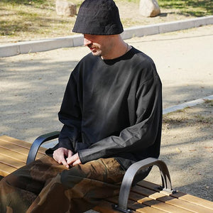 MINI URAKE CUT OFF OVER SIZE LS TEE【追加入荷】