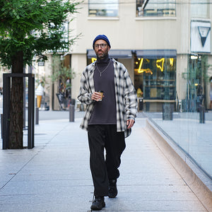 C/R OMBRE CHECK OVER SHIRTS