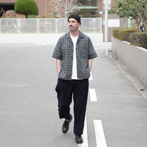 C/S LAWN S/S OPEN COLLAR SHIRTS – MANUAL ALPHABET ONLINE STORE