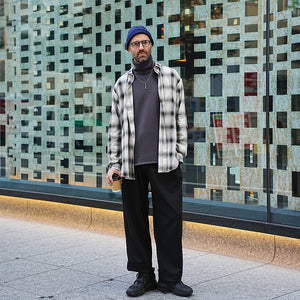 C/R OMBRE CHECK OVER SHIRTS