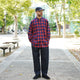 C/R OMBRE CHECK OVER SHIRTS