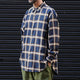 C/R OMBRE CHECK OVER SHIRTS