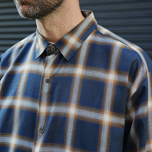 C/R OMBRE CHECK OVER SHIRTS