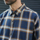 C/R OMBRE CHECK OVER SHIRTS