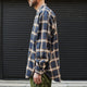 C/R OMBRE CHECK OVER SHIRTS