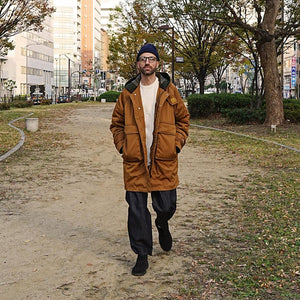 NANGA×MANUAL ALPHABET CITY SLICKER DOWN COAT