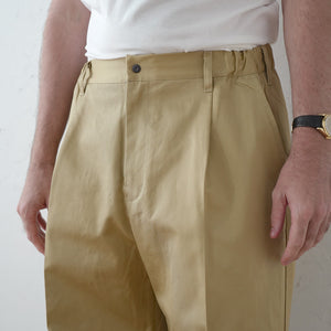 CHINO ONE TUCK BUGGY PANTS|メンズ チノパン ワンタック バギー