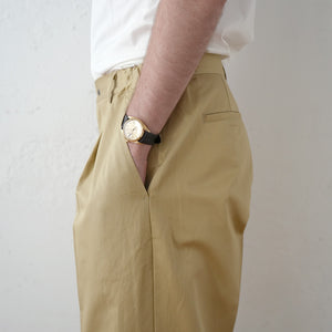 CHINO ONE TUCK BUGGY PANTS|メンズ チノパン ワンタック バギー