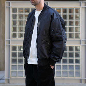 Noir MA-1 FLIGHT JACKET
