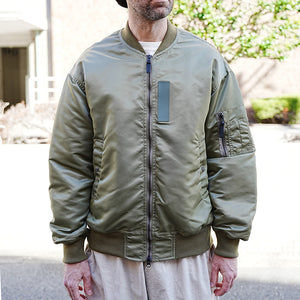 Noir MA-1 FLIGHT JACKET