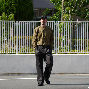 CHINO ONE TUCK BUGGY PANTS|メンズ チノパン ワンタック バギー