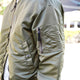 Noir MA-1 FLIGHT JACKET