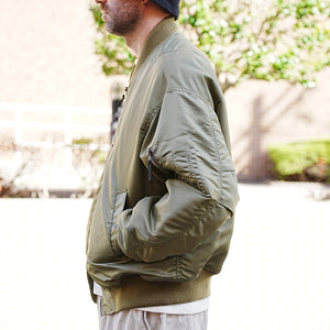 Noir MA-1 FLIGHT JACKET