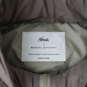NANGA×MANUAL ALPHABET  EQUIPMENT DOWN TRACK JACKET