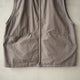 O/D TYPEWRITER ZIP UP VEST