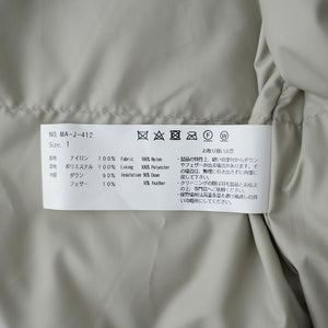 NANGA×MANUAL ALPHABET  EQUIPMENT DOWN SNAP SHT