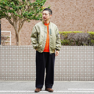 Noir MA-1 FLIGHT JACKET