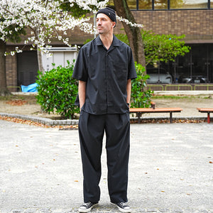 トップス T/W/R TROPICAL S/S OPEN COLLAR SHIRTS GREYカラー追加入荷】T/W/R TROPICAL S/S OPEN COLLAR SHIRTS – MANUAL