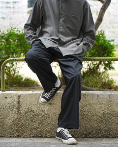 GREYカラー追加入荷】T/W/R TROPICAL TUCK WIDE PANTS – MANUAL