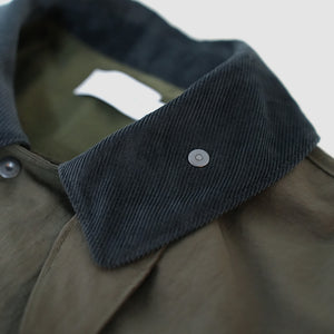 NYLON OX BAL COLLAR HALF COAT