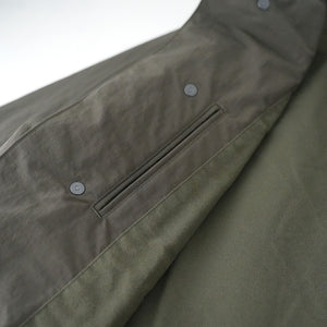 NYLON OX BAL COLLAR HALF COAT