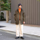 NYLON OX BAL COLLAR HALF COAT
