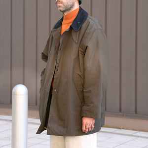 NYLON OX BAL COLLAR HALF COAT